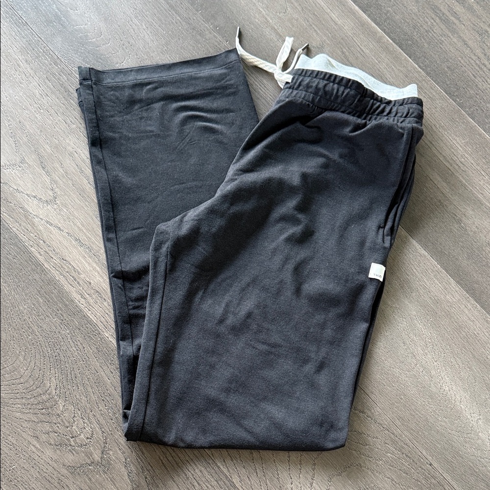 Vuori Halo Black Sweatpants Double Waistband Yoga Pants Loungewear Activewear - Picture 4 of 4